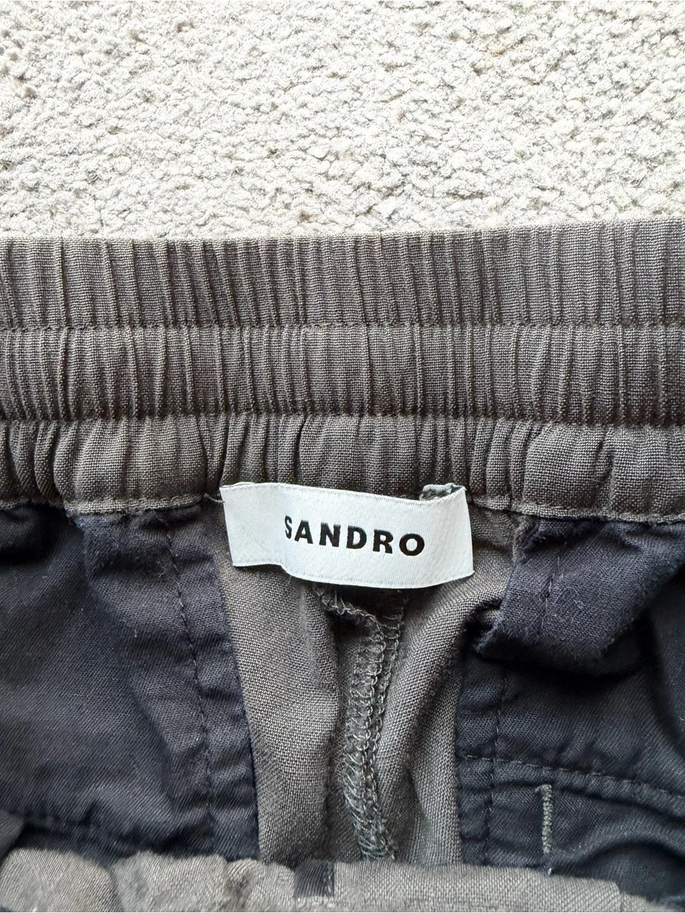 Sandro Women’s Cargo Straight Leg Pull On Pants